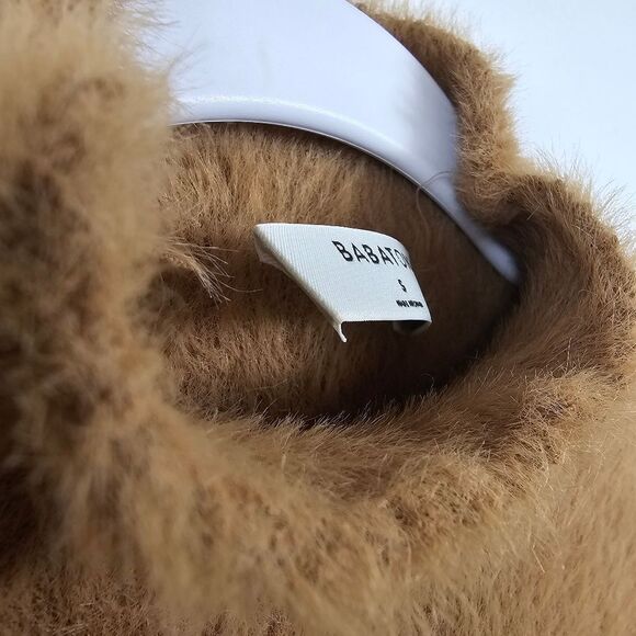 Aritzia Babaton Kuma Eyelash Sweater in Brown - Size S - Picture 11 of 11